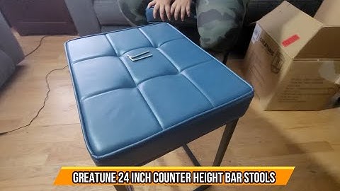 GREATUNE 24 Inch Counter Height Bar Stools