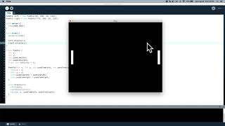 Making Pong in Processing - Paddles (Episode 1)