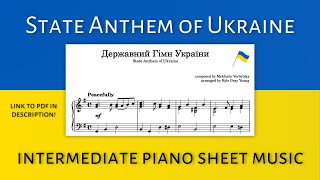 State Anthem of Ukraine (intermediate piano solo)