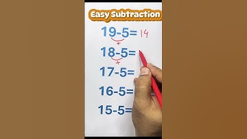 Easy Subtraction #maths #mathematics #tricks #shorts #tutorial #students #teacher #learning #funny