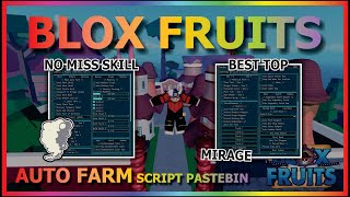 BLOX FRUITS Script Pastebin 2022 UPDATE 17 PART 3 AUTO FARM | FRUIT MASTERY | MIRAGE ISLAND (BEST)🐯🍩 screenshot 4