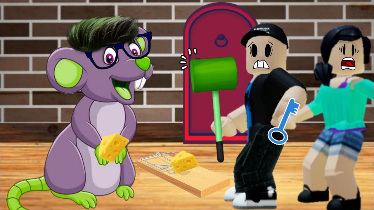 ROBLOX: FUGIMOS dos RATOS MALUCOS (Rat Maze Survive & Escape) Família Bugiganga Games