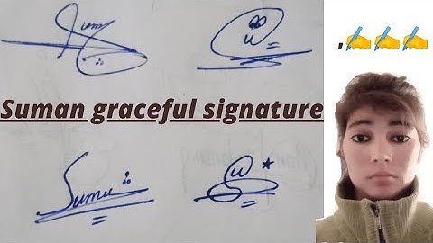 Suman name signature#easy  signature#name signature with arooj