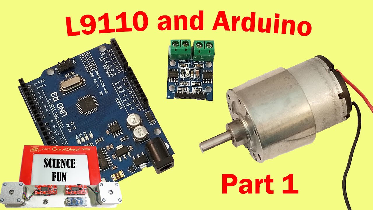 L9110 with Arduino Code – Part 1: How to Control DC motor Speed and Direction