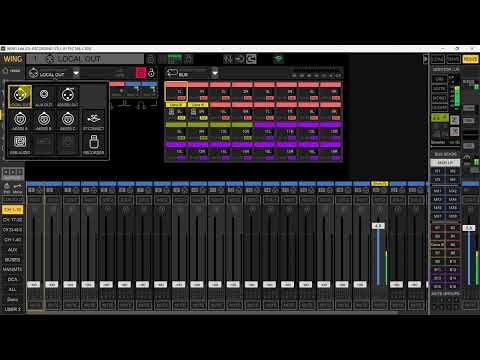 Wing Rack AES/EBU Output Routing