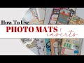 Photo mats  inserts for your mini albums  scrapbooks