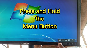 How to Unlock SAMSUNG NC241 OSD Buttons