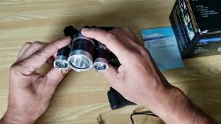 MRELDsヘッドライト3xT6　開封動画