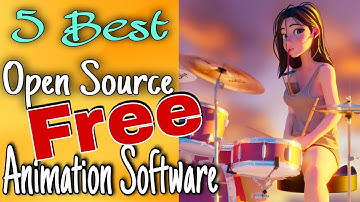 5 Best in Industry open source free animation software || Learn Free 2D Animation and 3D Animation