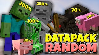 Майнкрафт, но Мобы СЛУЧАЙНОГО РАЗМЕРА! Датапак с Рандомным размером Мобов Minecraft Datapack MOB!