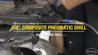3/8" Pneumatic Composite Drill with Keyless Chuck - Must-Have Air Tool for Your Garage - Eastwood