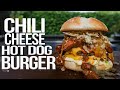 Chili Cheese Hot Dog Burger | SAM THE COOKING GUY 4K