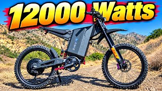 SUR-RON KILLER?! 12,000W EKXBIKE GTS X22 72V Electric Dirt Bike