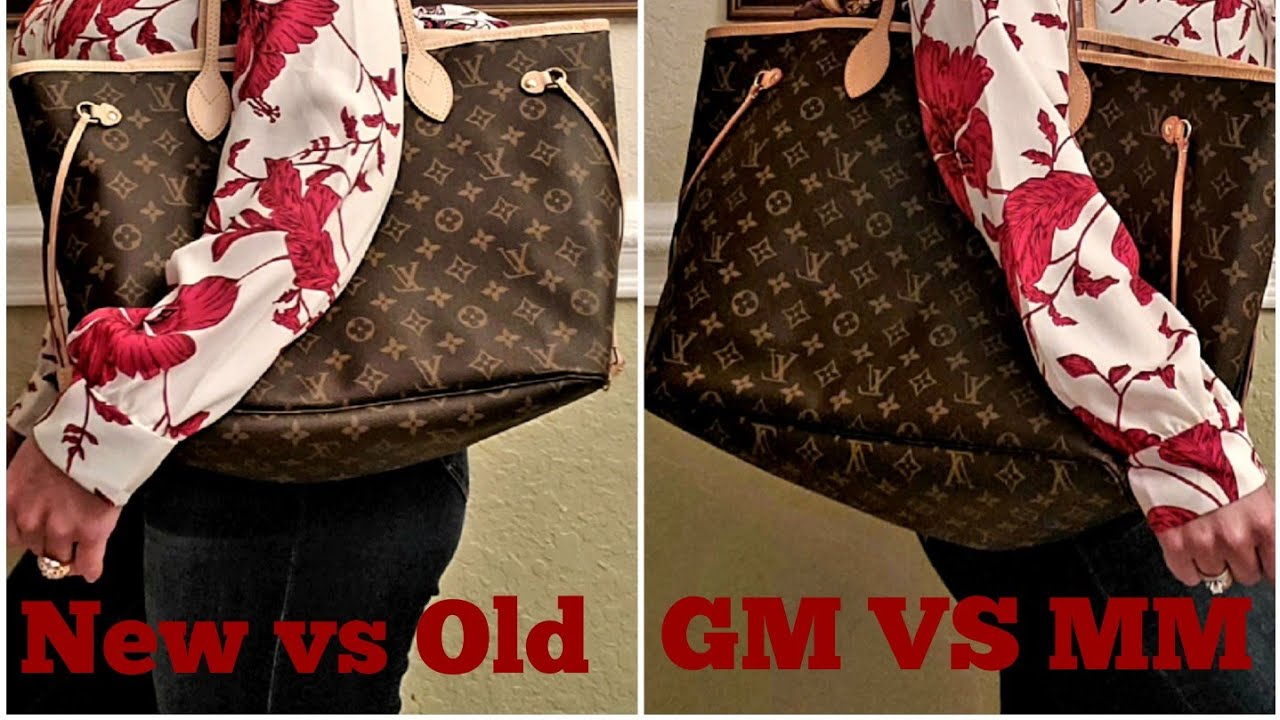 LOUIS VUITTON NEVERFULL GM -VS- MM & OLD MODEL -VS- NEW MODEL