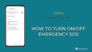 How to Turn On/Off Emergency SOS - Oppo [Android 11 - ColorOS 11]