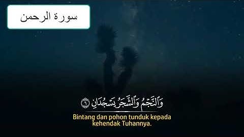 سورة الرحمن الايات 1-40 مع تكرار للحفظ بصوت جميل