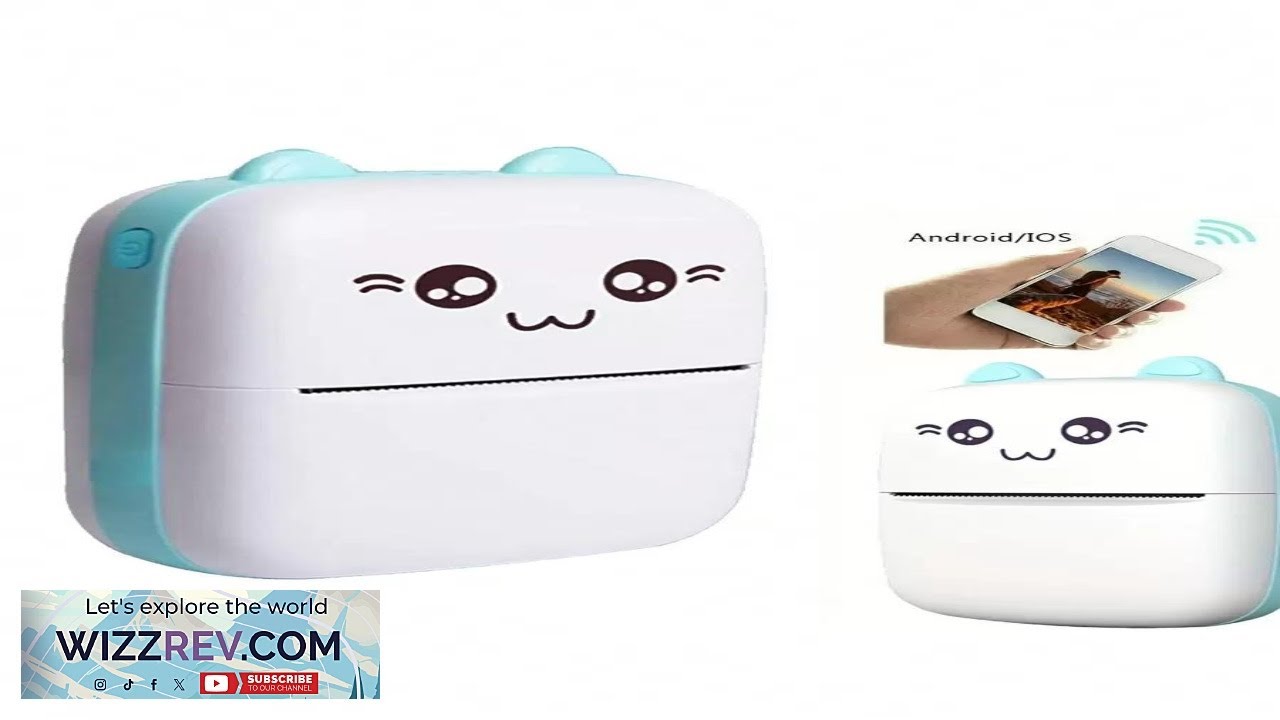 Mini Pocket Sticker Printer Photo Printer Small Wireless Picture Printer Portable Mobile