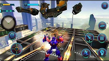 Monster Truck Robot Transform Battle - Impossible Track - Android Gameplay FHD