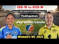India Women vs Australia Women 13th ODI Playing 11 | Women’s World Cup 2025 | PJ Cric Live