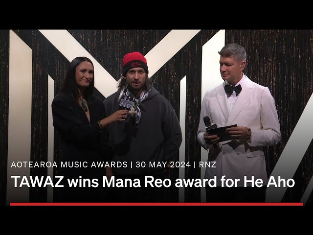 Te Māngai Pāho Mana Reo winner: TAWAZ – He Aho | AMA2024 class=