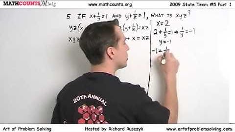 MATHCOUNTS Mini #4(Part 1) - Algebra/Manipulating Equations