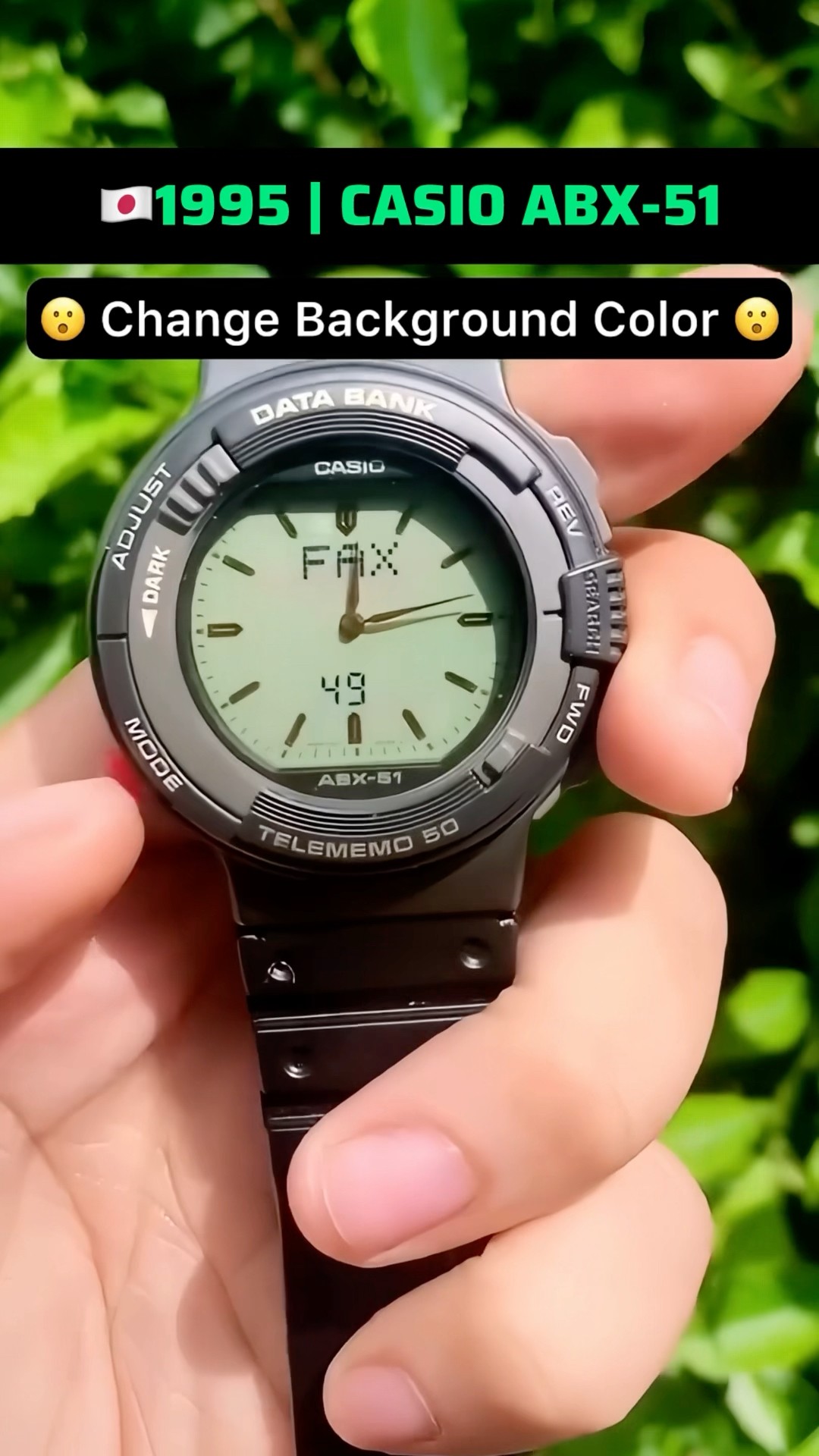 🇯🇵1995| RARE Casio ABX-51 #casio #vintage #innovation #90s #80s