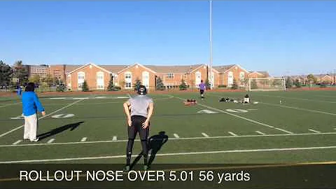 My ProjectKYLE DEWEEN 2015 Juco Transfer P-K - Shield Punt Rollout Workout