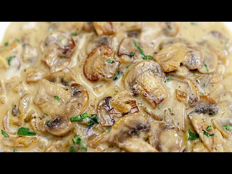 Video: Wie Man Fleisch In Einer Cremigen Pilzsauce Kocht