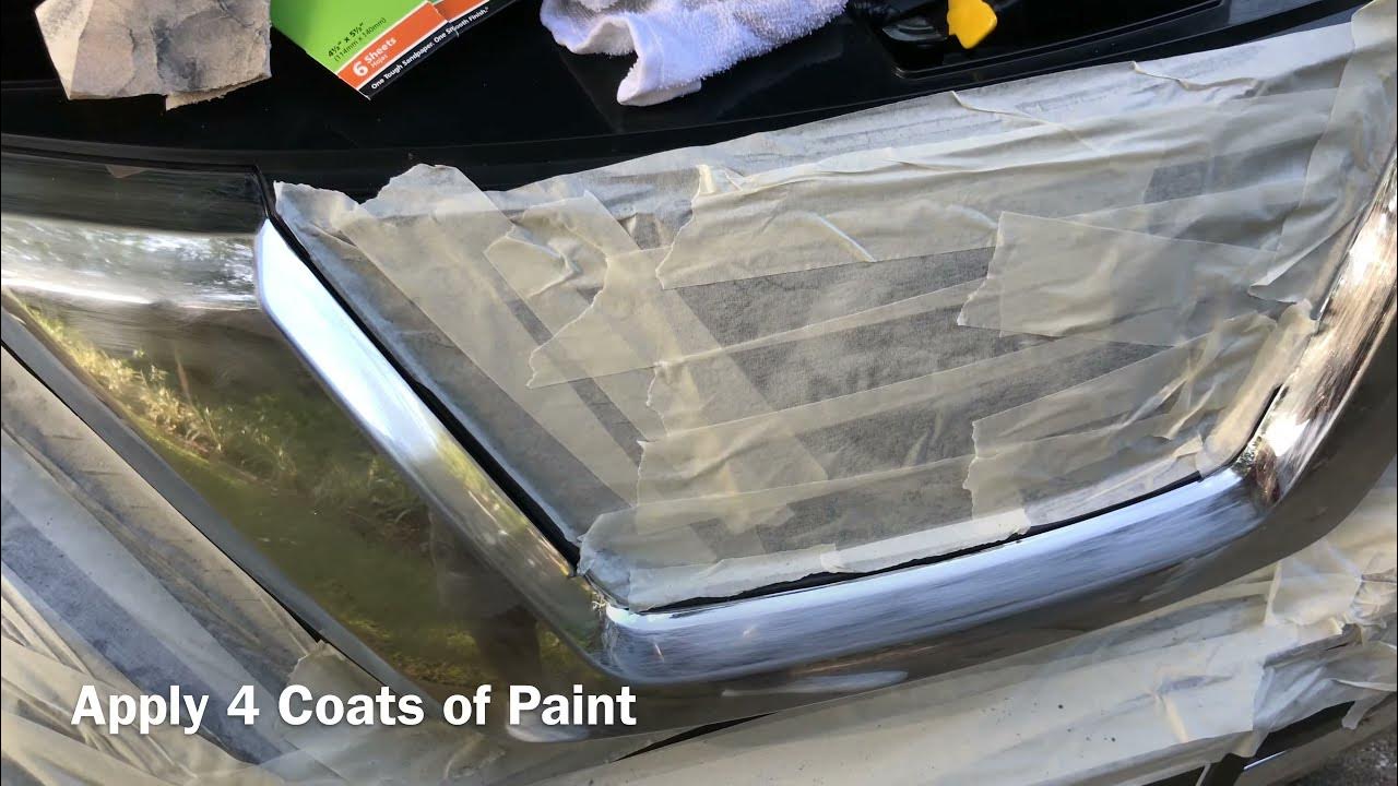 Painting Over Chrome Rogue Grill Surround YouTube