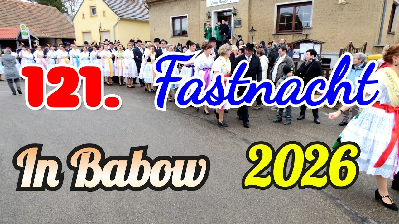 121. Fastnacht in Babow / 2026 #brauchtum #tradition