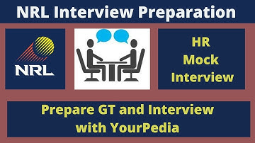 NRL HR Mock Interview | NRL Interview Preparation | HR Questions for NRL  Interviews |