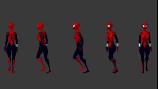 Spider Girls Walking test