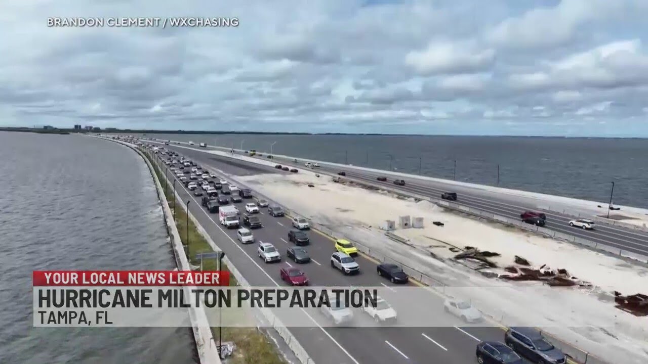 Florida preparing for Hurricane Milton - YouTube