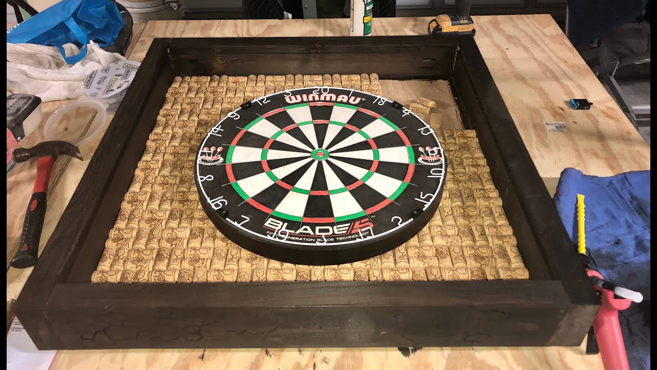 LED Dart Board Cabinet @