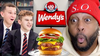 UK YUTES TASTES WENDY'S FOR THE FIRST TIME!! ( @jolly ) | Reaction