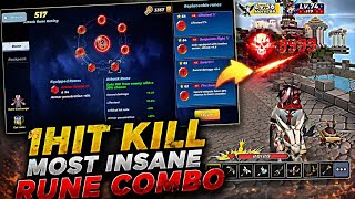 ONE HIT KILL 😳 MOST INSANE RUNE COMBO EVER | BLOCKMAN GO 