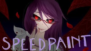 Kamishiro Rize --Tokyo Ghoul--[SpeedPaint]