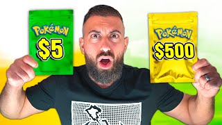 $5 Vs $500 Pokemon Booster Pack