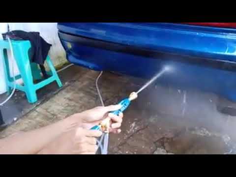 Alat cuci mobil yang murah || cuci mobil menggunakan water jet cleaner. 