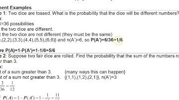 5 5 2 Finite Math  More Probability Topics   The Complement