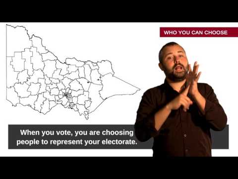 Auslan Guide to Voting in Victorian Elections