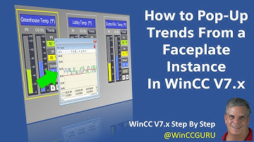 WinCC 7.5 : Pop Up Trend Screen From Faceplate Instance  🧔🏽🍽️📈  #WinCCGuru