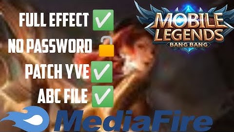 MLBB - Esmeralda Lady Thief Special Skin Script || No password | Yve patch | [ABC File]