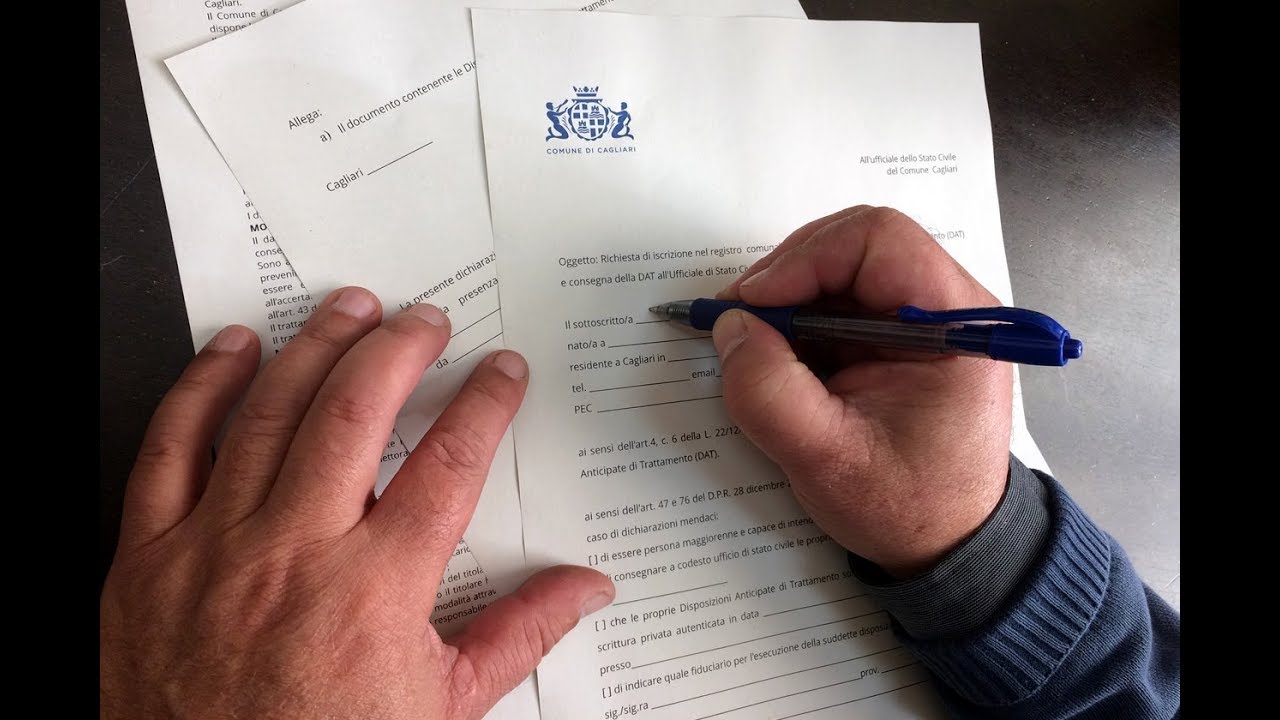 Tutorial Dat. Registro delle Disposizioni Anticipate di Trattamento o testamento biologico