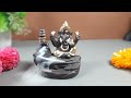 Kashikraft ganesh idol smoke fountain incense stick holder ganesh statue lord ganesha bal ganesh