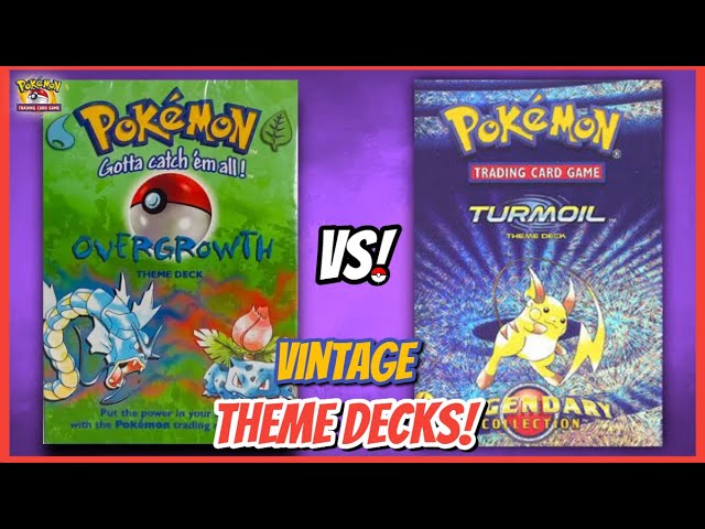 Overgrowth Vs. Turmoil - Vintage Pokémon TCG Theme Deck
