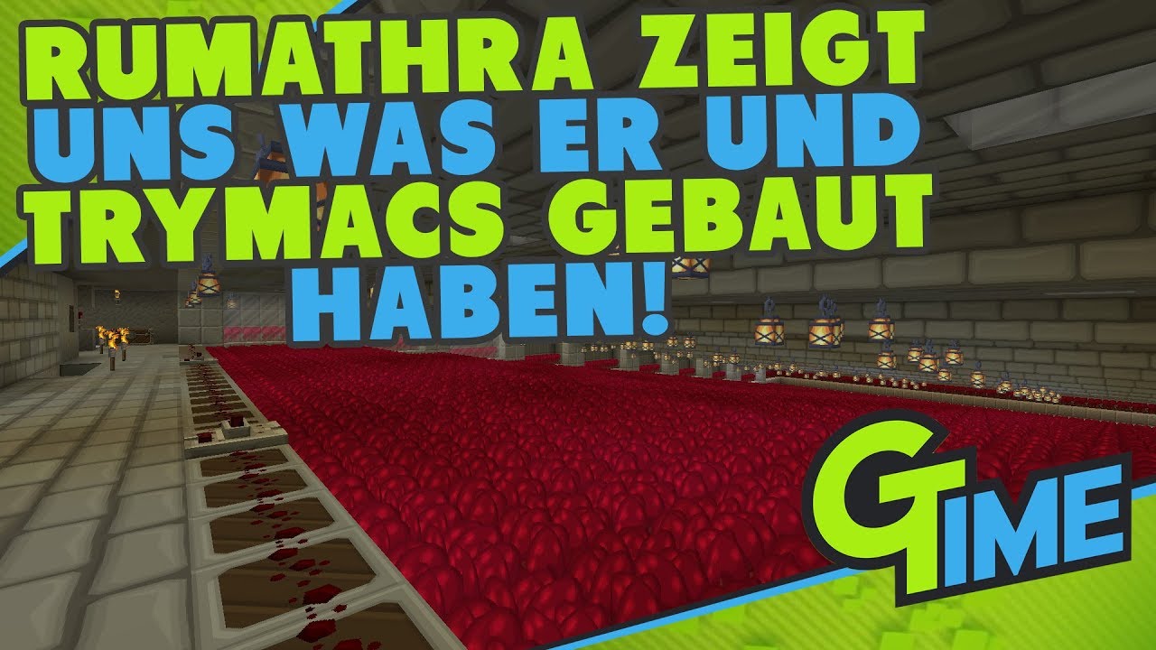 RUMATHRA ZEIGT UNS WAS ER UND TRYMACS GEBAUT HABEN! - MINECRAFT CRAFT ATTACK 7 DEUTSCH | GAMERSTIME