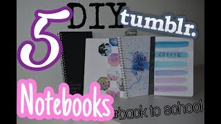 DIY Tumblr Notebooks I Back to school II Muckmade