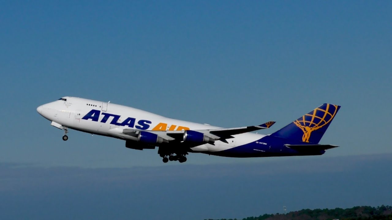 4K - Boeing 747 at RDU! Plane Spotting at Raleigh-Durham Airport (RDU/KRDU)