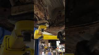 Underneath Of Car Very Rusty